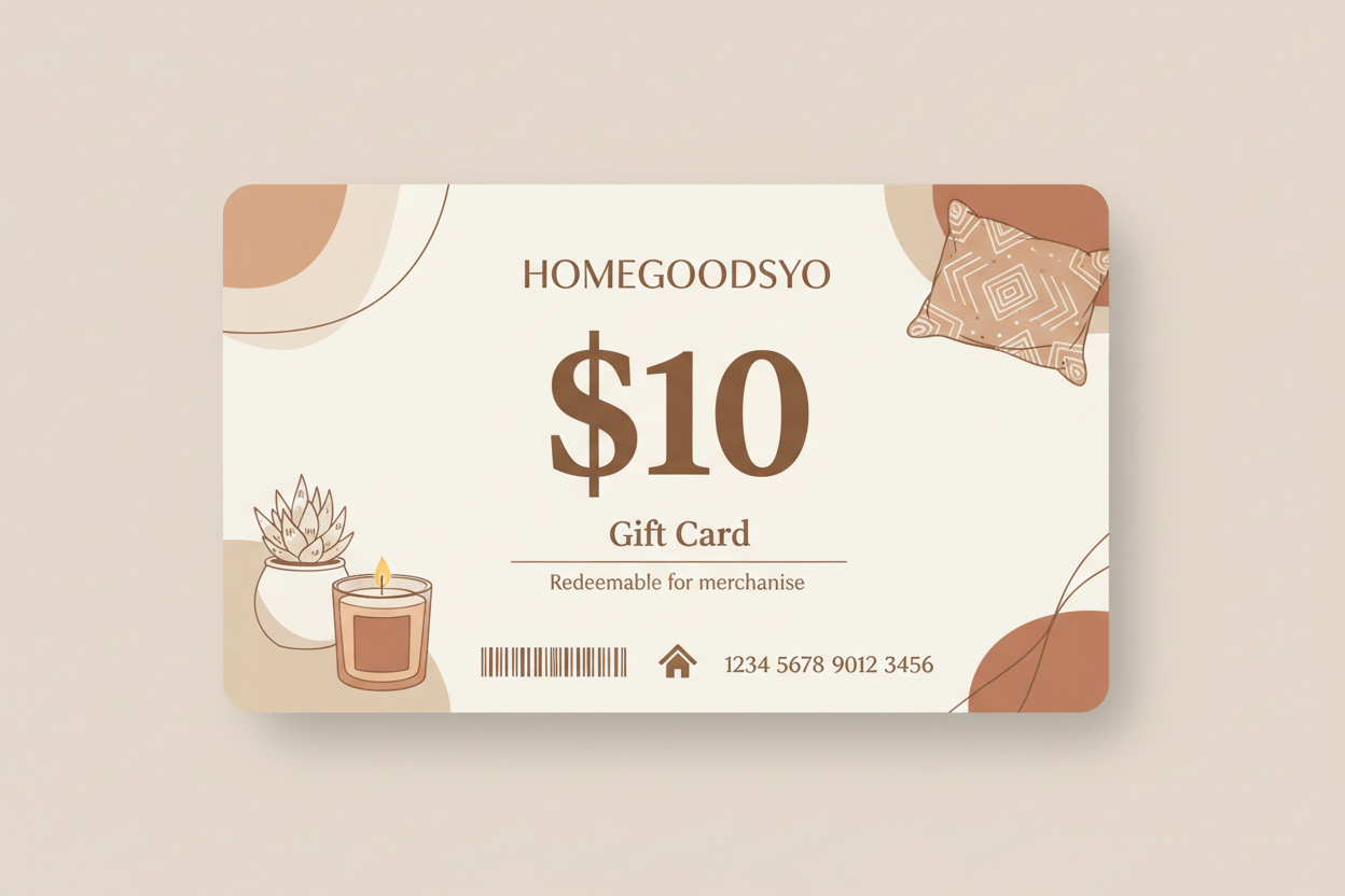 Homgoodsyo.com Giftcard